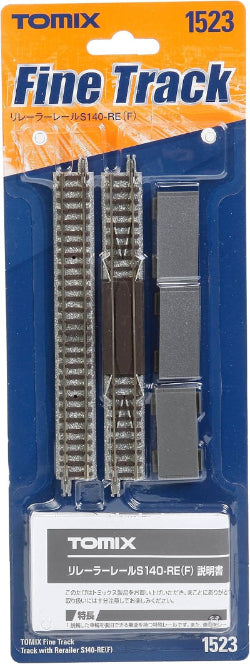 Tomix 1523 140mm Straight Track with Rerailer S140-RE