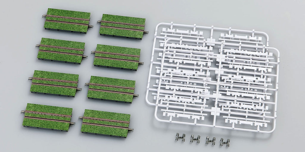 Tomix 1789 S70-WT-G Wide Tram Straight Track (Grass Surface)