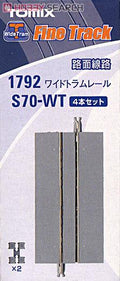 Tomix 1792 Wide Tram Straight S70-WT (Set Of 4)