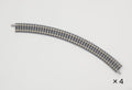 Tomix 1851 280mm Radius 45 Curve Track C280-45 (F) (4)