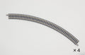 Tomix 1852 Wood Sleeper Rail C317-45(F) (Set of 4)