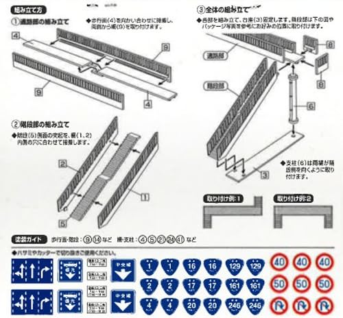 Greenmax N Gauge 2156 Footbridge (Unpainted Kit)