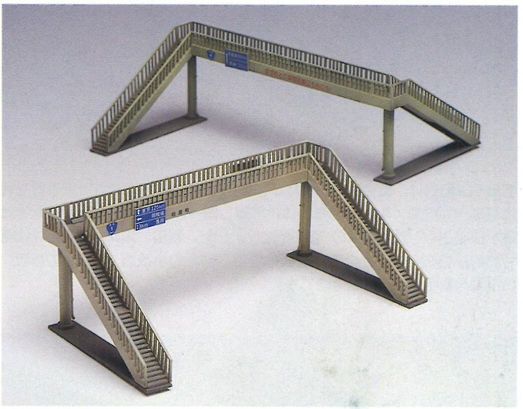 Greenmax N Gauge 2156 Footbridge (Unpainted Kit)