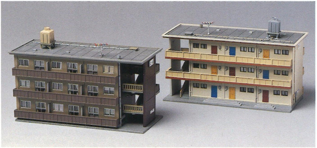 Greenmax 2152 Apartment Complex (Unpainted Kit)