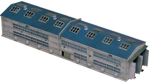 Greenmax 2123 Train Shed (Unpainted Kit)
